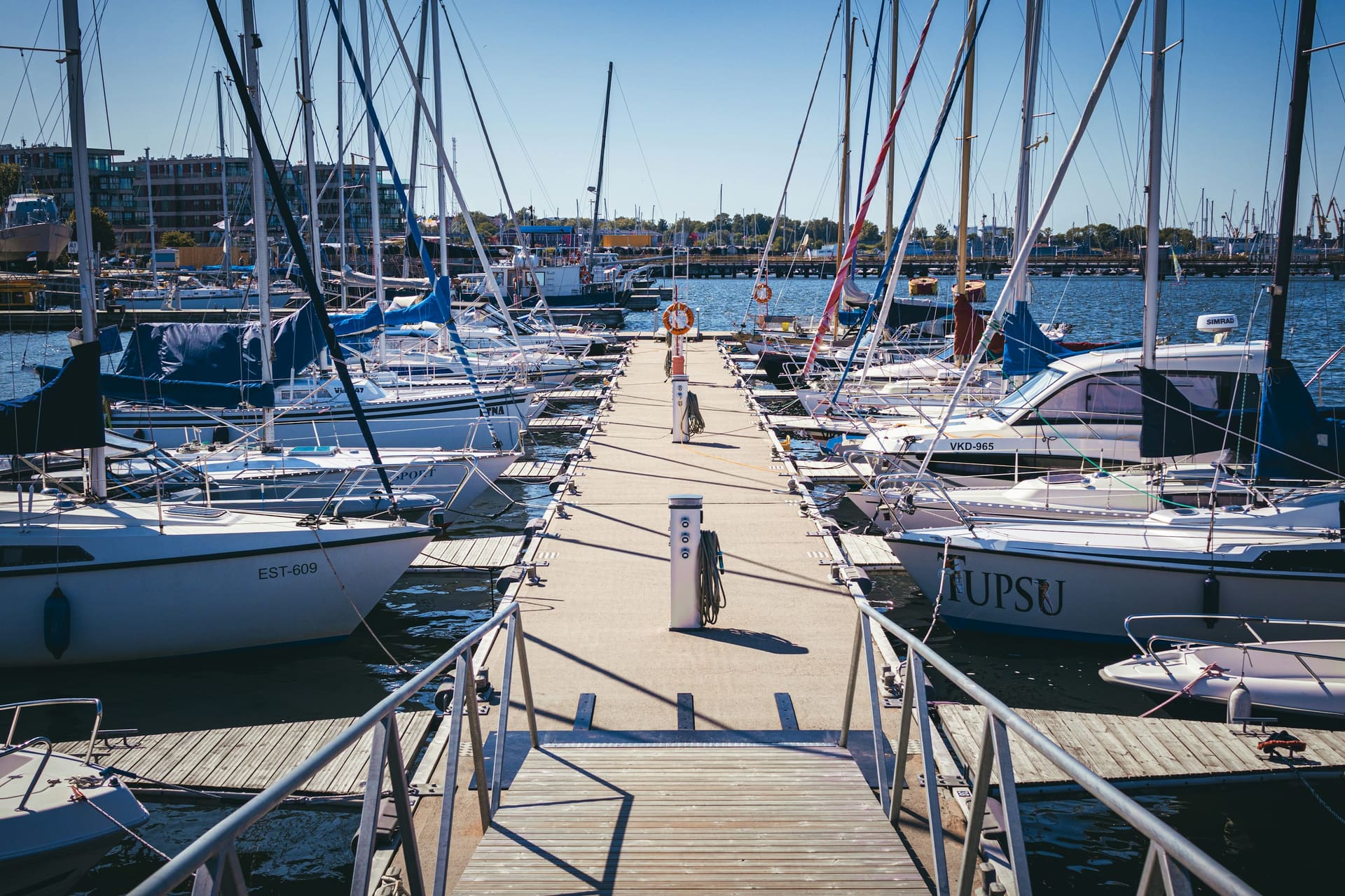Marina des Minimes à La Rochelle, la plus grande de la façade atlantique