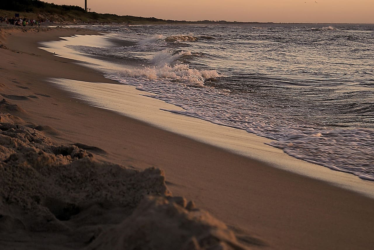 Plage de sable fin à Fouras, en bord d'Atlantique